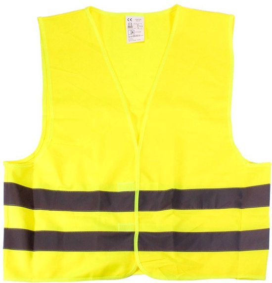 Reflektierende Sicherheitsweste - Sicherheitsjacke - Gelb
