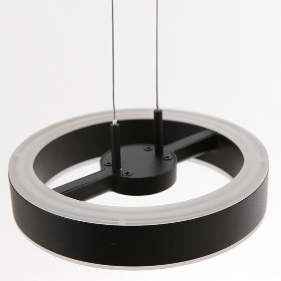 Steinhauer - Pendelleuchte - Piola - schwarz - Acryl Metall - Designleuchte - LED - 3501ZW