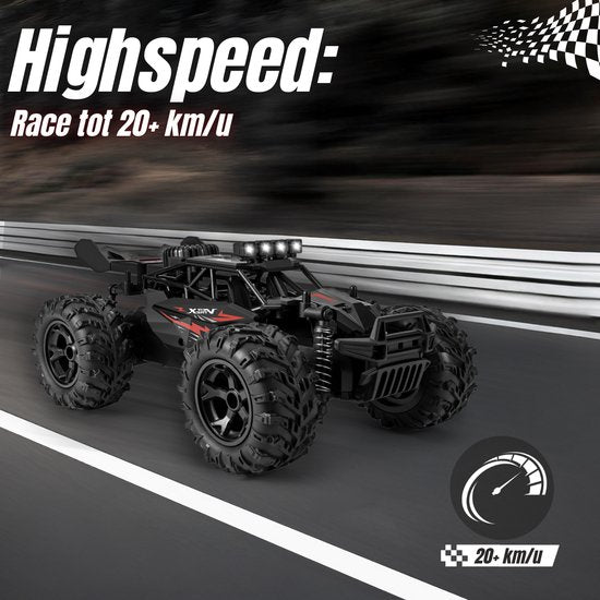 Vertrex Turbo V12 RC Fernsteuerbares Rennspielzeug - Erwachsene & Kinder - Outdoor - Schwarz