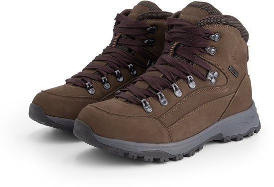 Travelin' Glesborg Men - Halbhohe Wanderschuhe - Wasserdicht - Braun - Größe 44