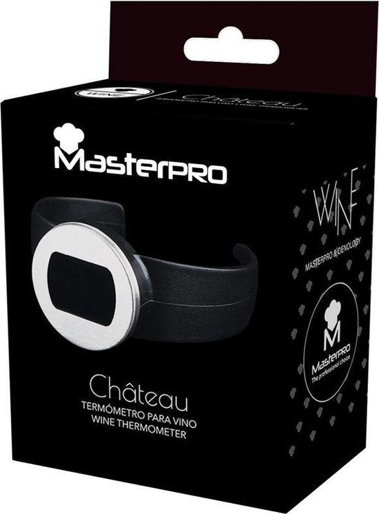 Masterpro Weinthermometer Edelstahl mit LCD-Anzeige