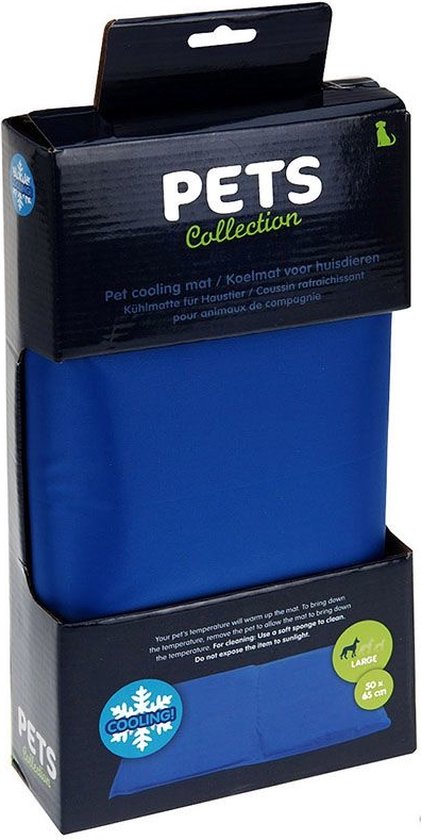Kühlmatte für Hunde – 65 x 50 cm – Blau