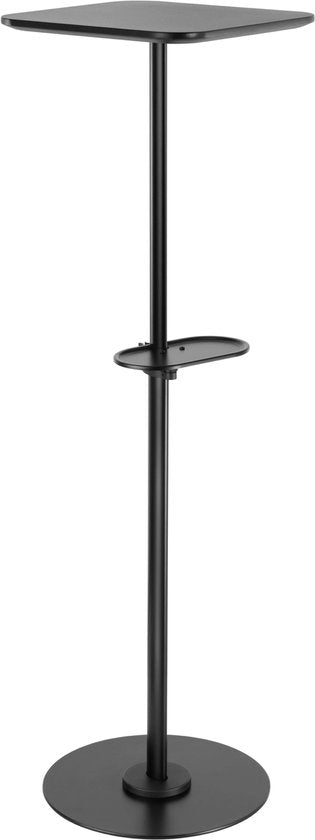 VDD - Beamer-Stativ - Beamer-Halterung - Beamer-Ständer - Beamer-Ständer - Beamer-Halter - Beamer-Tisch - Medienablage - schwarz