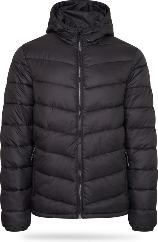Pierre Cardin - Gefütterte Herren-Winterjacke - Schwarz - Größe XL