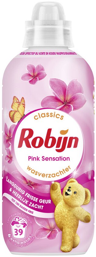 Robijn Weichspüler Pink Sensation 39 Wäschen - 780 ml