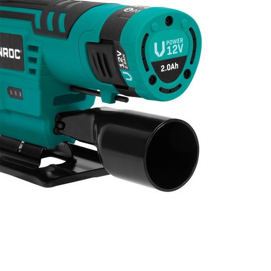 VONROC Accu-Stichsäge 12V - Inkl. Akku, USB-Kabel und Sägeblätter
