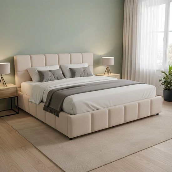 Polsterbett Florenz - 180x200cm - Beige