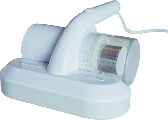 Nexxt Milbenstaubsauger mit UV-C Licht Sterilisation - Matratzenreiniger - Hausstaubmilbenstaubsauger - Doppelfiltersystem vernichtet 99,9% Milben - 300W