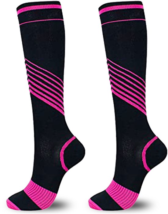 Roegaarden Kompressionssocken - Kompressionssocken - Stützsocken - Größe 40-44 - Pink