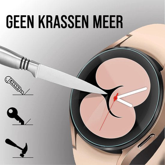 Displayschutzfolie für Samsung Galaxy Watch 4 / 5 / 6 / 7 / 8 - 40mm Displayschutzfolie - 4 Stück - Podec