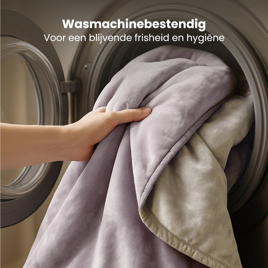Auronic Electric Blanket - Wärmedecke - 1 Person - 3 Heizstufen - mit Timer - 160 x 120cm - Pink