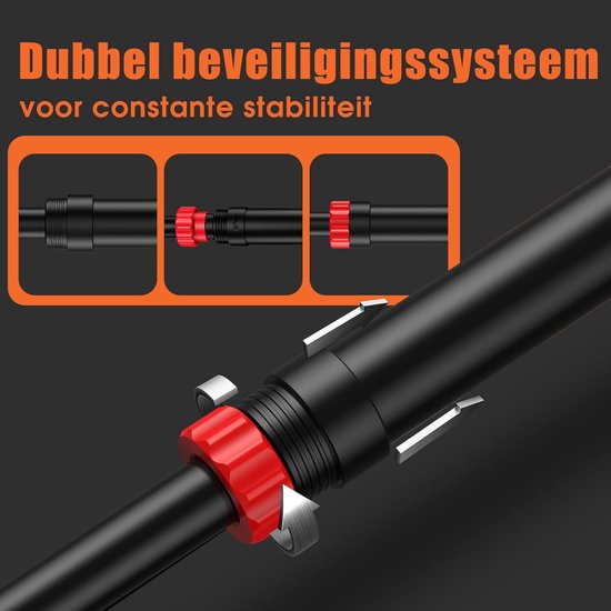 DH FitLife Klimmzugstange für die Tür - schraubenlose Klimmzugstange 72-92 cm - Inklusive Wasserwaage für Krafttraining und Rack Bar Installation