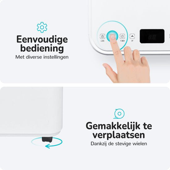 Bloomfold Mobile Air Conditioner - 9.000 BTU - 4-in-1 - Klimaanlage mit Fensterdichtungs-Kits - Schlafzimmer-Klimaanlage - Wohnzimmer-Klimaanlage - kühlt bis zu 25mÂ²
