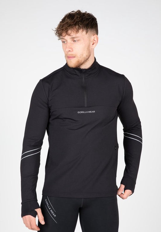 Gorilla Wear Noxen Langarm-Shirt - Schwarz - 3XL