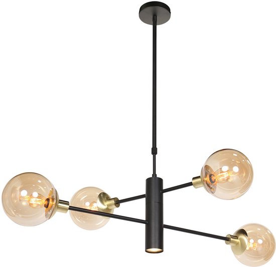 Steinhauer - Pendelleuchte - Constellation - Messing - Metall - Ø 90cm - E14 - 3805ME