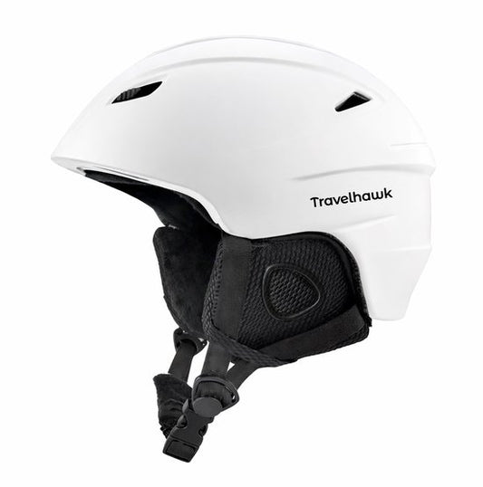 Travelhawk Skihelm - Snowboard-Helm - Skihelm - Unisex - Weiß - L