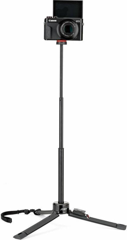 JOBY GripTight PRO TelePod – Stativ für Smartphones und GoPro – Arbeitshöhe: 20,8 – 63,5 cm – Schwarz