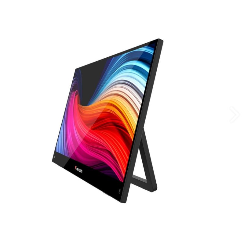 Verbatim Portable Touch Monitor 15,6 Zoll - Full HD 1920x1080 - Touchscreen - Schwarz