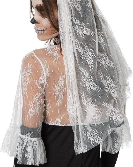 Dressforfun Faschingskostüm Gruselige Skelettbraut – Damen – Größe XXL