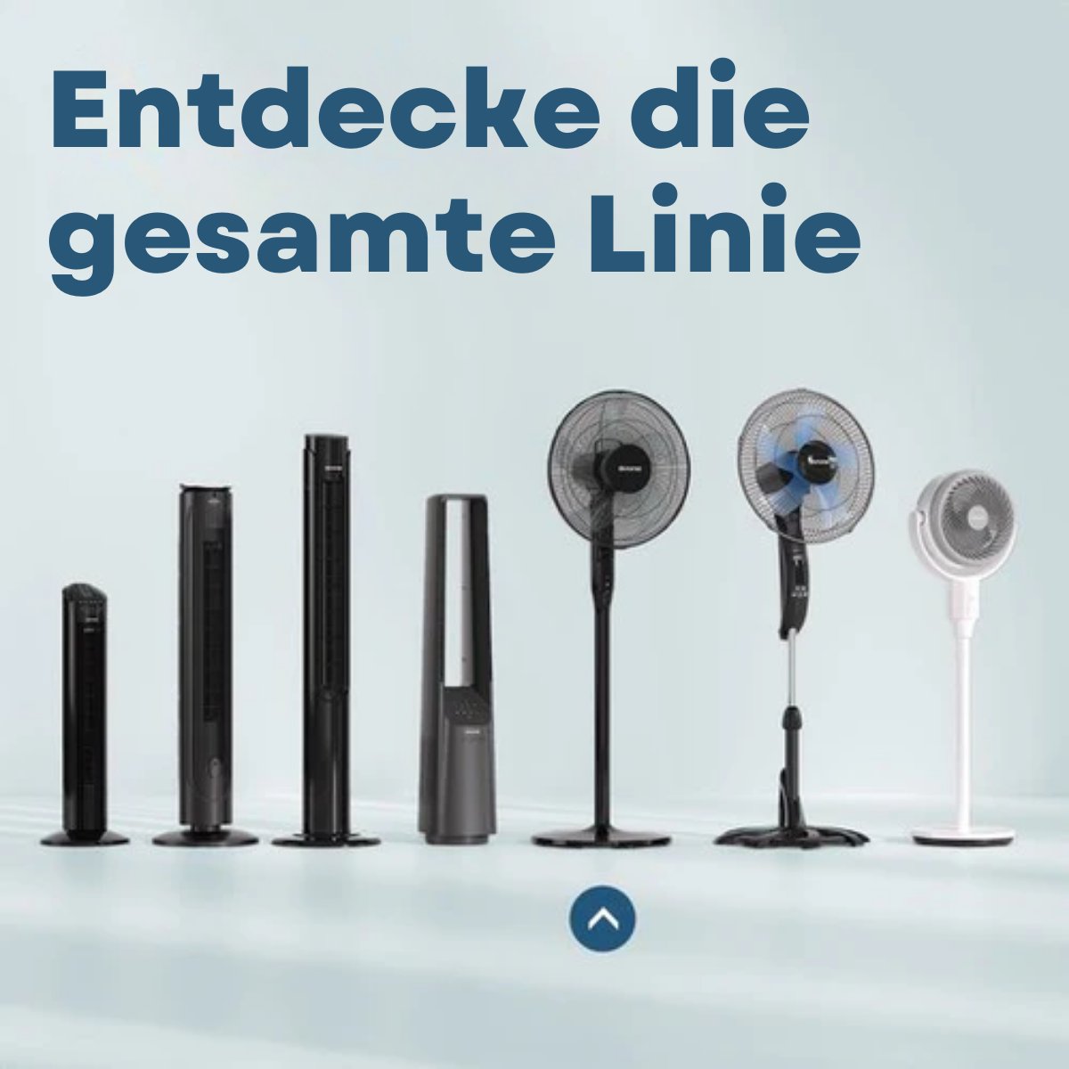 Auronic Stativventilator - Standventilator - Luftkühler - Boden- und Tischventilator - 3-in-1 - 12 Geschwindigkeiten - Leise - Mit Fernbedienung - Schwarz