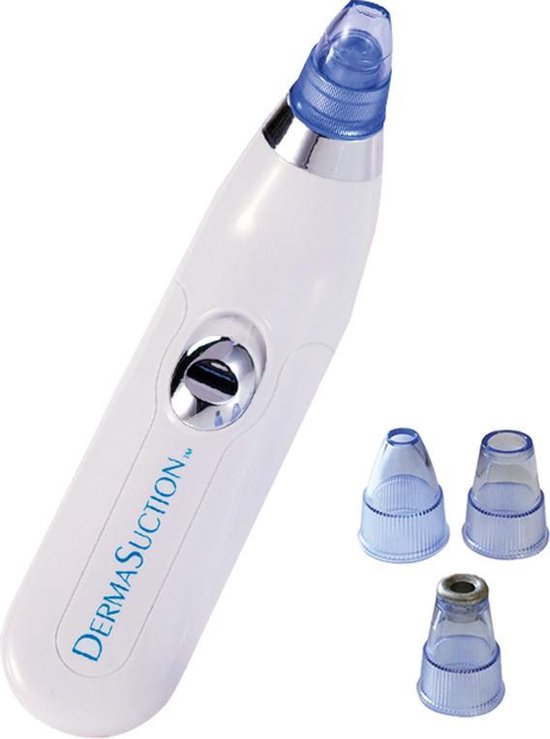 Derma Suction – Tiefenreinigung der Haut und der Poren, Entfernung von Mitessern, Mitesserentferner, Gesichtsreiniger, elektrisch, Porenreiniger