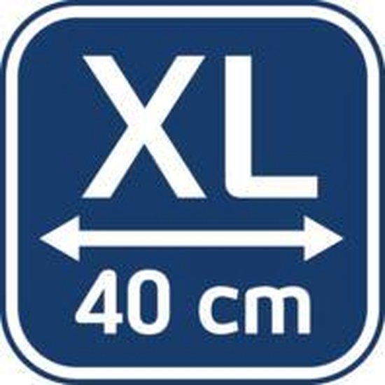 Leifheit - Powerslide-Rakel 40 cm mit Teleskopstiel 160-415 cm - und Mikrofaserbezug - Click System