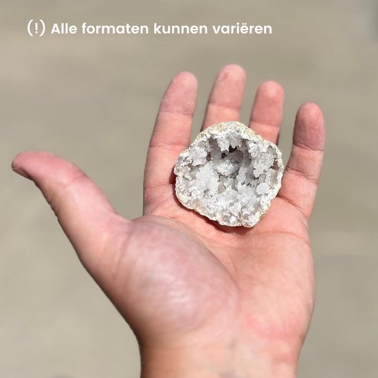 Partizzle 25x Grobstrass Geoden - Machen Sie Ihre eigenen offenen Baugruppen - Machen Sie Kristalle / Edelsteine Mineralien - Share Geschenke für Kinder - Grabbelton Treat Geschenke - Medium 2/4 cm