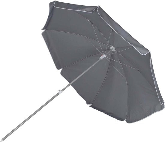 Bo-Camp - Sonnenschirm - Mit Knickarm - Ø 200 cm - Grau