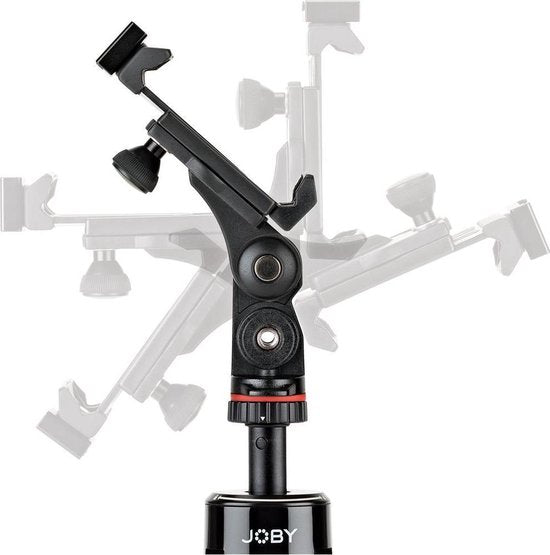 JOBY GripTight PRO TelePod – Stativ für Smartphones und GoPro – Arbeitshöhe: 20,8 – 63,5 cm – Schwarz