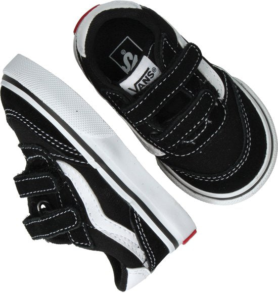 Vans Brooklyn LS V SUEDE/CANVAS SCHWARZ/WEISS Unisex-Sneaker – SCHWARZ/WEISS