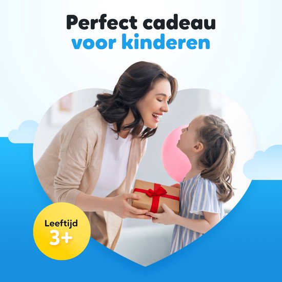 Spoused Kinder-Tablet - 10,1 Zoll - Kinder-Tablet ab 3 Jahren - 64GB - 4GB RAM- 6000 mAh Akku - Inkl. Schutzhülle & Parent Control App - Blau