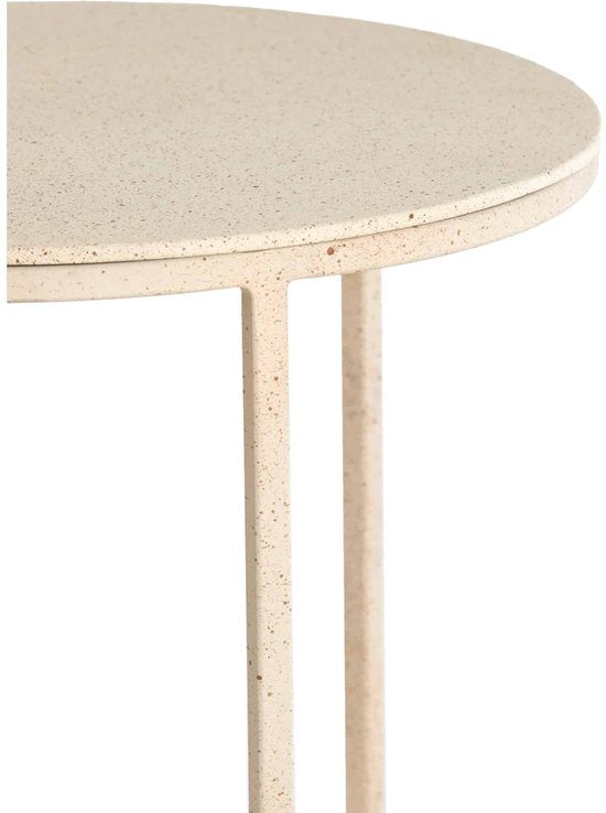 Light & Living Beistelltisch Sadar - Braun - Ø52x46cm + Ø50x40cm -.