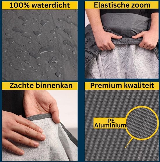 Urban State Motorradabdeckung - Rollerabdeckung - Motorradabdeckung wasserdicht Outdoor - Größe XXL