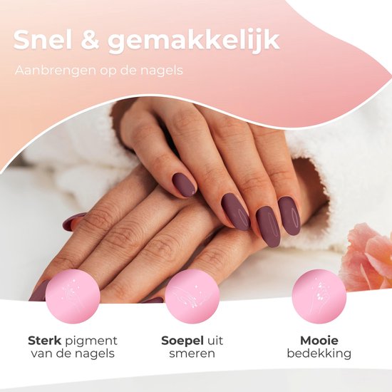 Moods Gellac 6-teiliges Set - Gel-Nagellack Starter Pack - Gel-Nagellack - 8ML - Natürliche Harmonie - Gellac - Nägel - Schicke Farben