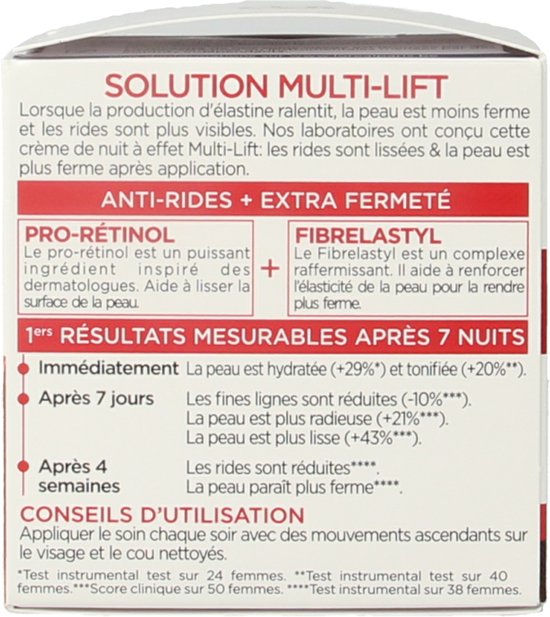 L’Oréal Paris Revitalift Nachtcreme Anti-Aging – Gegen Falten – Mit Pro-Retinol – 50 ml