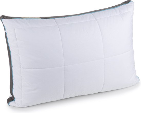 Vitapur Pillow - Kopfkissen - Memory Foam Kissen - Memosilver - Geeignet für Rücken-, Seiten- und Bauchschläfer - Memory Foam - Reduziert Nackenschmerzen - 50x70 cm