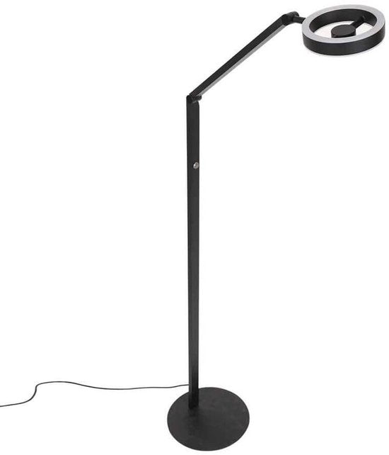 Steinhauer Stehleuchte - Metall - Ø 25cm - Schwarz