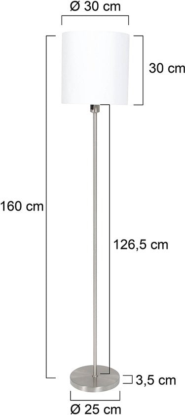 Stehleuchte Mexlite Noor - Stahl
