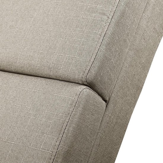 Casaria Recliner London - Loungesessel Verchromt - Sand