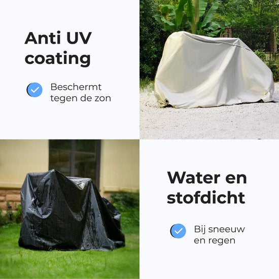 Bakfietshoes - 100% wasserdicht - Bakfiets - Schutzhülle - Abdeckungen - Regenschutz - Abdeckung - Schwarz - Extra stark - Luft