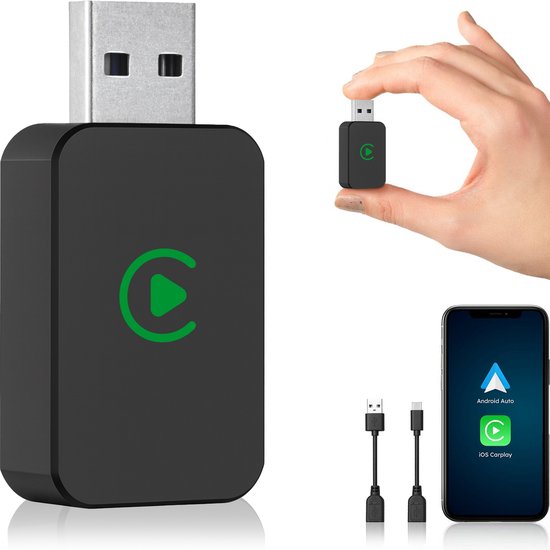 Skoov Wireless CarPlay & Android dongle - Bluetooth - Drahtlos - Empfänger - Kompakt - Inkl USB-C