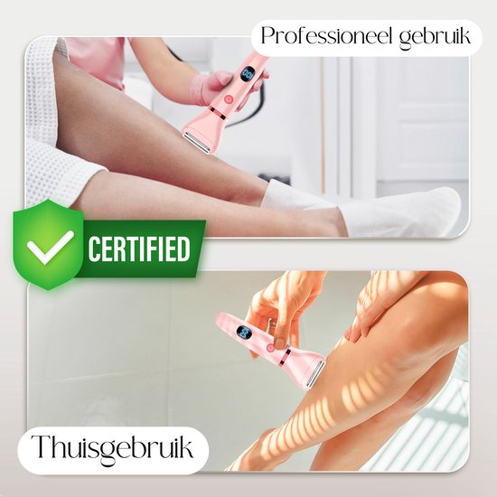 Sansbeauté® 3-in-1 Ladyshave - Mit Display - Elektrisch - Wiederaufladbar über USB