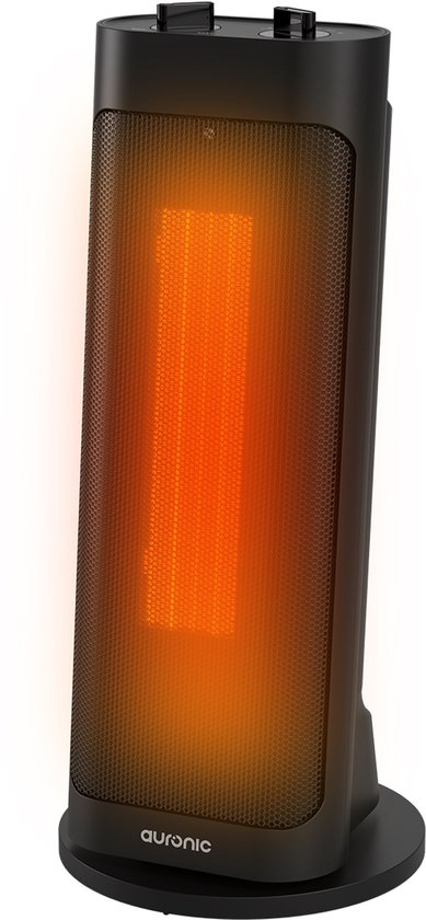 Auronic Fan Heater Pro - Keramik-Heizung - 2000W Heizung - Schwarz