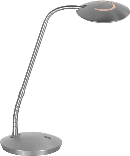 Steinhauer Exclusive – Tischlampe – Zenith2 – Stahl – Kunststoff und Metall – Schreibtischlampe – LED – 4397ST