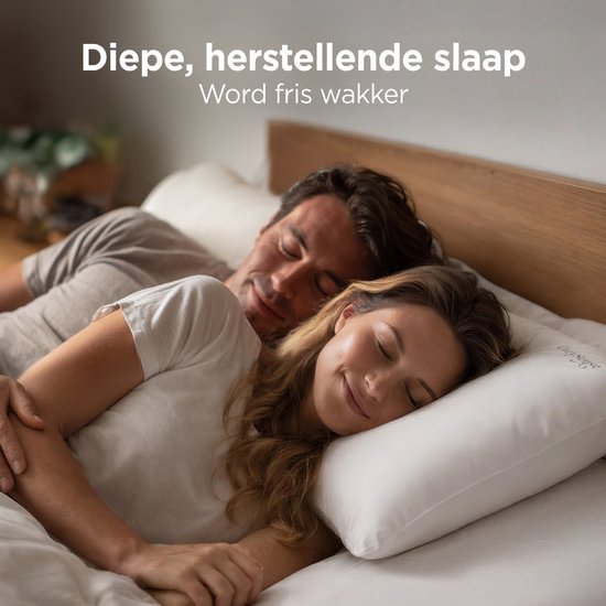 CozySense® Kopfkissen - 2er Set - 50x70 CM - Atmungsaktives Schlafkissen mit weichem Mikrofaserbezug - Hotelkissen - Kopfkissen - für Seiten-, Bauch- und Rückenschläfer