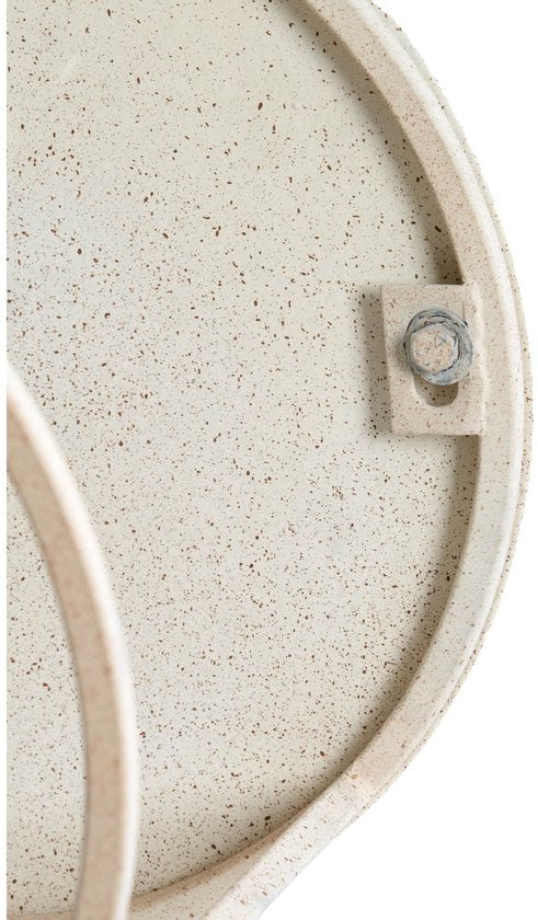 Light & Living Beistelltisch Sadar - Braun - Ø52x46cm + Ø50x40cm -.