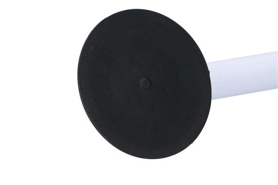 Vivamore Griff - Ausziehbar - Mit Saugnäpfen - 45 x 12,5 x 7,5 cm - Weiß