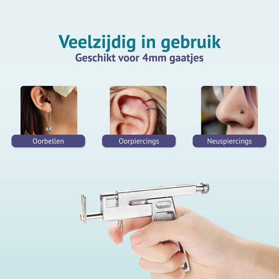 Ohrring-Shooter-Set - Metall - Inkl. Ohrstecker