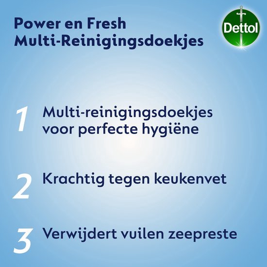 Dettol Multi-Reinigungstücher Maxi, Zitrone, 110 Stück