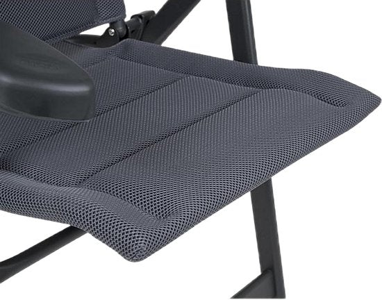 Crespo Strandkorb - Modell 2025 - Air-Deluxe - Kompakt - Grau